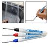 3pcs Permanent Carpenter Marker Pen  1mm Extra Long Tip Black Red Blue