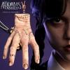 Halloween Decorated Toys Wednesday Addams Family Thing Latex Electric Hand, for Fans from Wednesday Adams Birthday Supplies