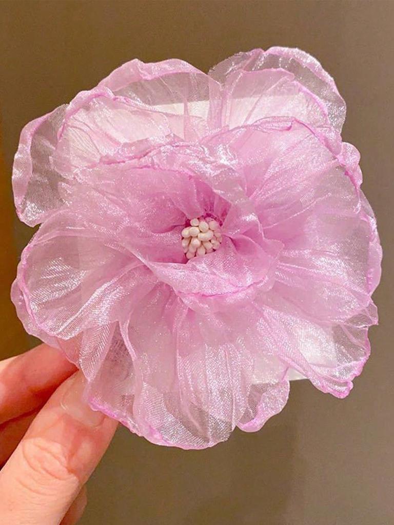 2/6 шт. Модные заколки для волос с искусственными цветами для женщин, девочек, для вечеринки, аксессуары для волос