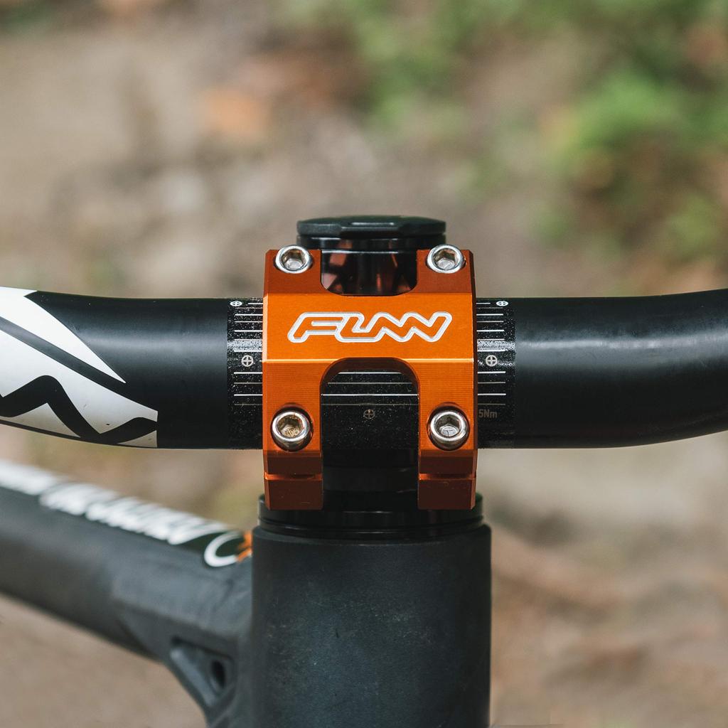 Руль Funduro MTB x Зажим 35 мм Подходит для горного BMX Велосипедного Выноса, 31,8 мм - Диаметр 31,8 мм - Велосипедов, (Длина 35 мм, Серый)
