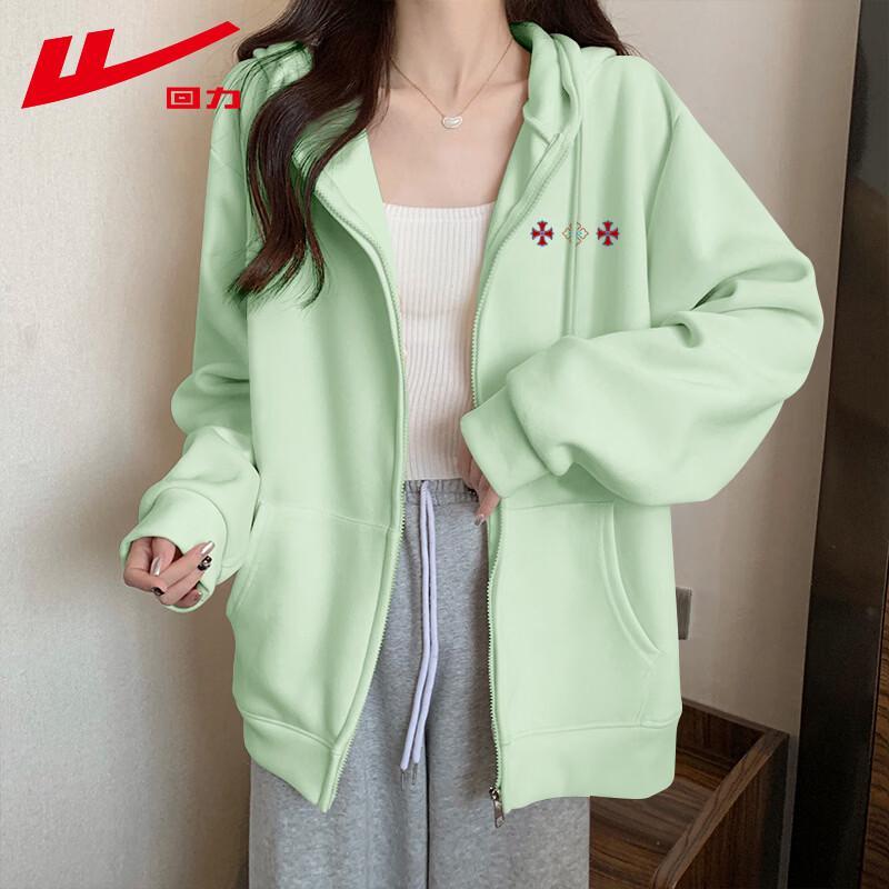 Warrior Women's Loose Hooded Thin Sweatshirt Jacket