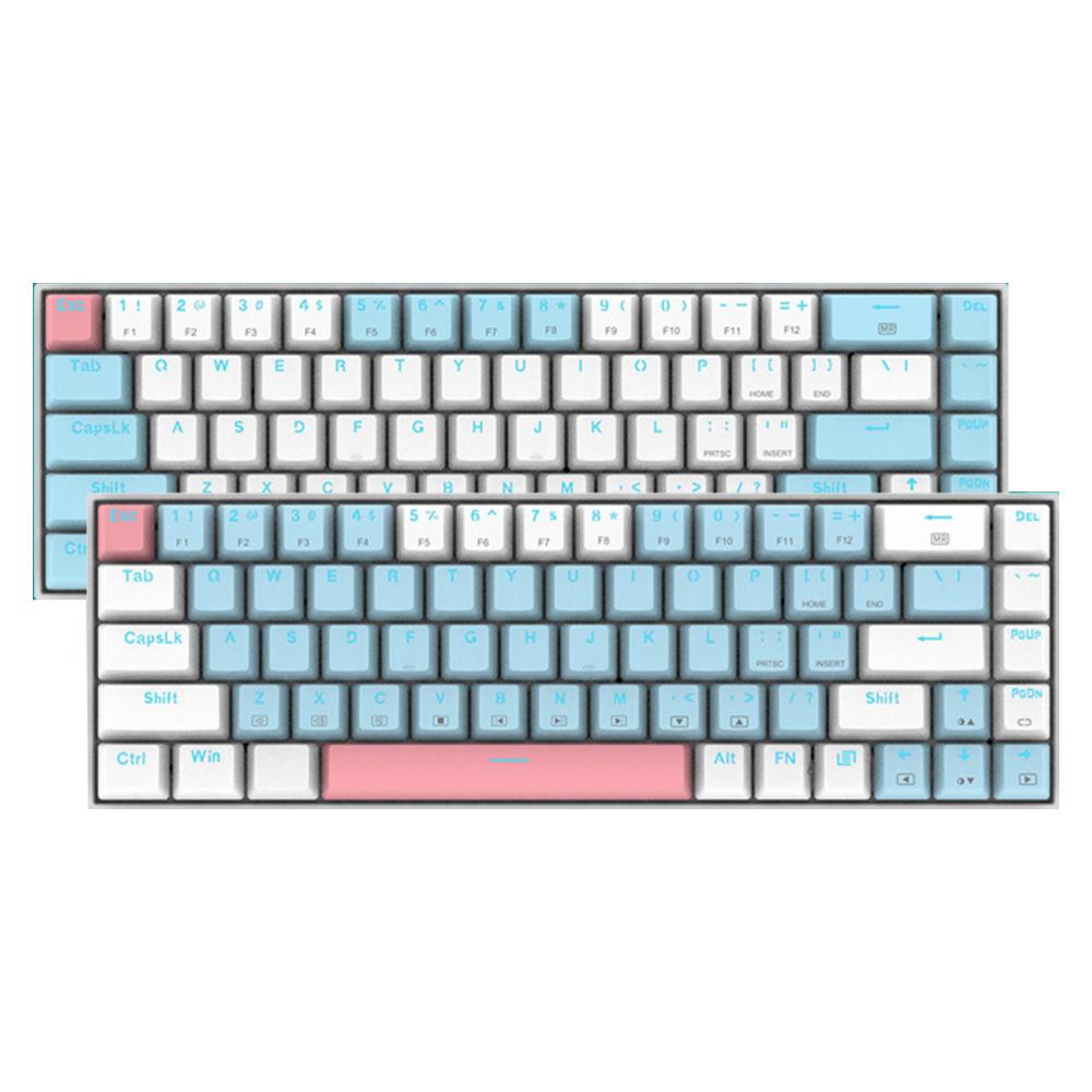 Mini 60 Percent Mechanical Keyboard RGB Backlit Waterproof 60% Wired Gaming Keyboard for PC Gamer