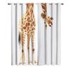 Fun Giraffe Animal Africa Watercolor Window Curtains Curtains for Living Room Decorative Items Living Room