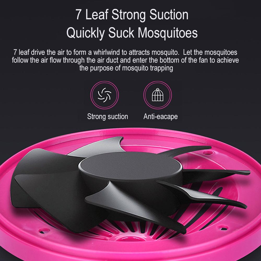 Electric Indoor Mosquito Trap Insect Mosquito Killer USB UV Lamp Bug Catch No Noise No Radiation Insect Killer Flies Trap Lamp No Zapper