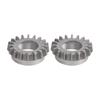 2PCS Cafe Racer Exhaust Nut Clamp 36.5MM Motorcycle Accessories For BMW R Airhead R45 & R65