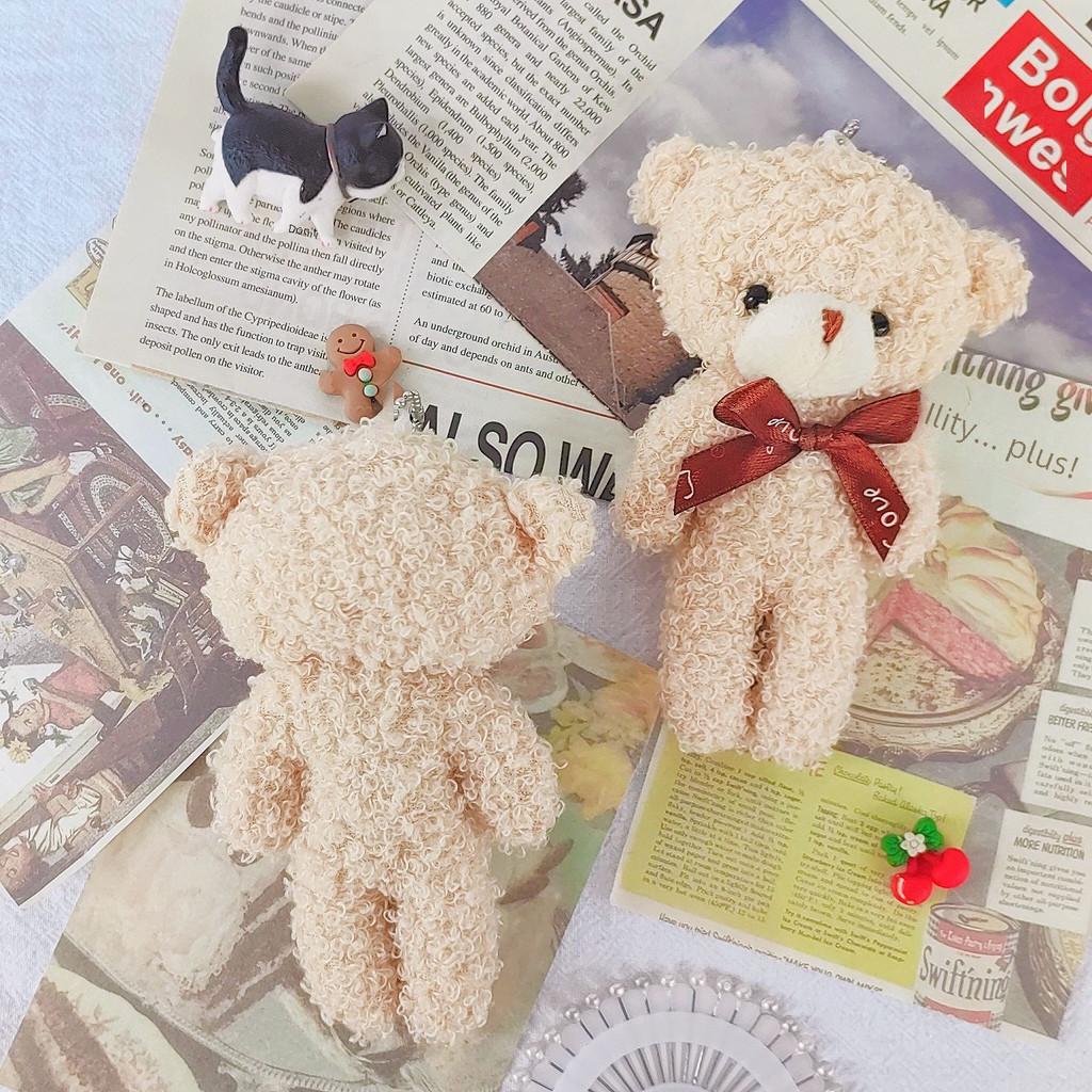 Очаровательный плюшевый мишка, мягкая игрушка с румянцем для милых букетных подарков