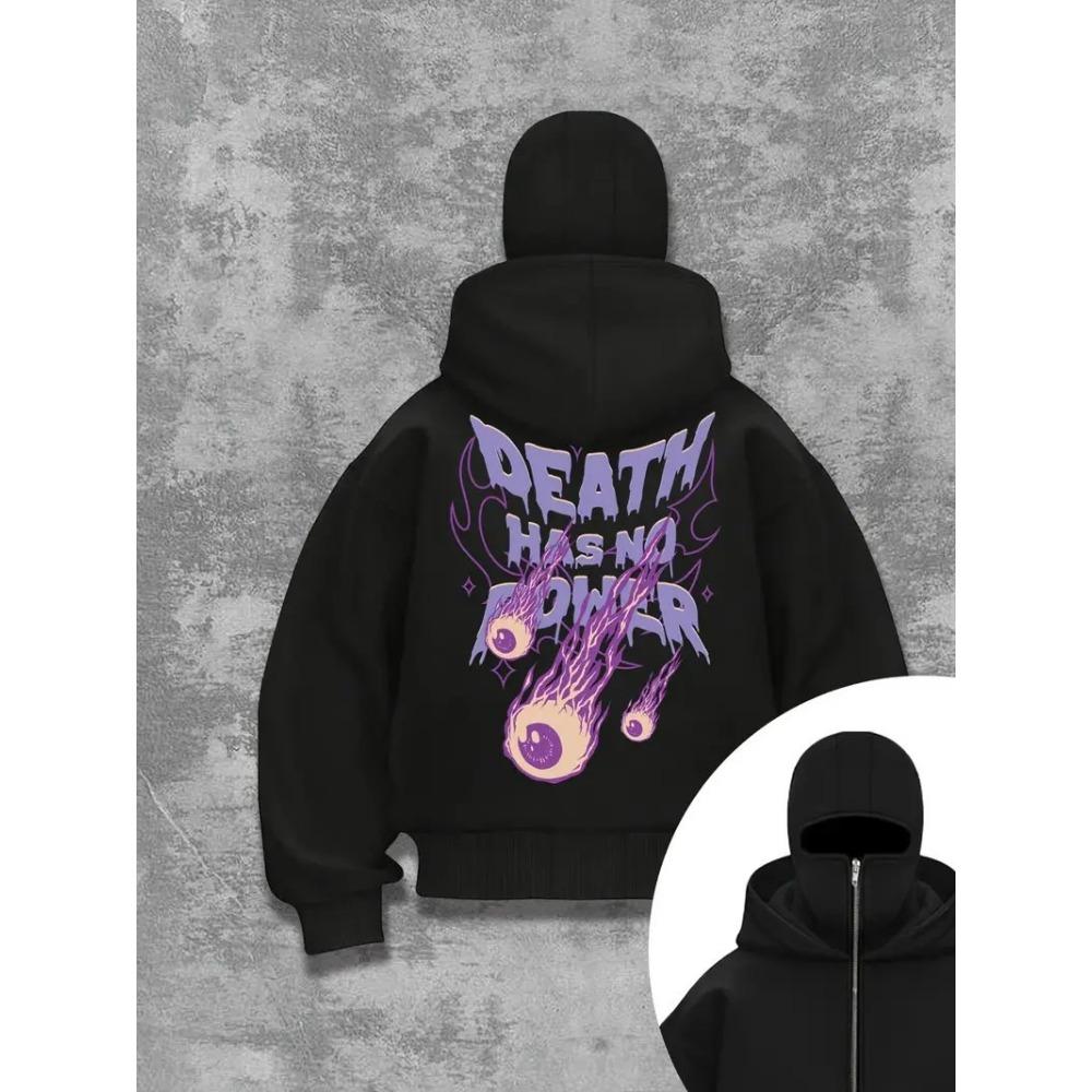 Шанглиан Толстовка с капюшоном на молнии Пальто Унисекс Весна Осень Зима Флис Двойной капюшон Толстовка для мужчин