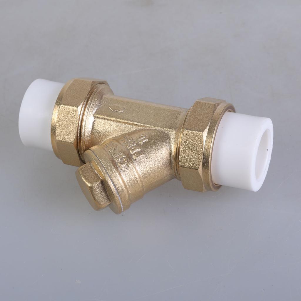 Brass Strainer Mesh Filter Valve Check Valve Female Thread Inline Y Type Strainer Valve Pipe Fitting Connector Adapter