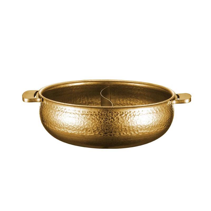 Yipan 30cm 304 Stainless Steel Three-Flavor Hotpot