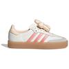 adidas Оригинальные кеды SAMBAE с низким верхом для скейтбординга Женские бело-розовые кроссовки JR3334