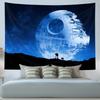 VIKAMA Dream Universe Tapestry Extraterrestrial Mountains And Lakes Scenery Tapestry Decorative For Living Room Sofa Background