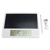 Electronic Calendar with Notepad Time Date Temperature Humidity Display Rechargeable Desktop