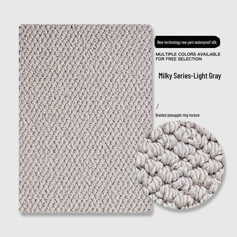 2024 Waterproof Anti-Fouling Washable Diatom Silk Sofa Carpet for Living Room - Light Luxury Autumn/Winter Edition