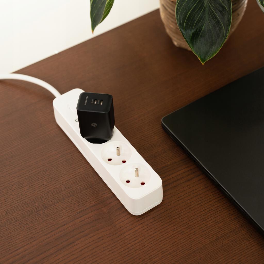 Spacecase Gan Fast Charger 45W 2X Usb-C Type-C For Phone Qc 3.0 1 Pc