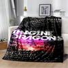 Одеяла с принтом рок-группы Imagine Dragons, фланелевое теплое одеяло, мягкое уютное одеяло, дорожные одеяла, подкладка для кровати, подарок на день рождения