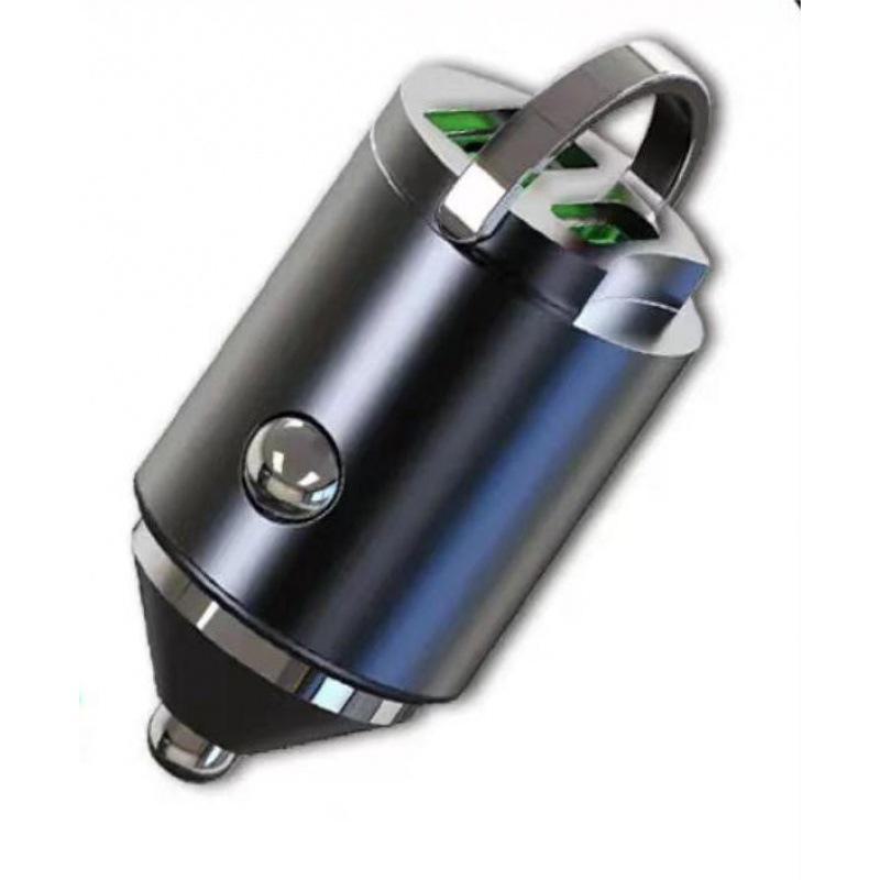 Невидимое автомобильное зарядное устройство мощностью 66 Вт с металлическим вытяжным кольцом PD30W для сверхбыстрой зарядки и мгновенной зарядки мощностью 100 Вт