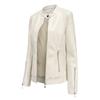 Fashion Women's Leather Jacket PU Leather Short Coat Stand Collar Jacket Women's Spring and Autumn Thin Leather Jacket