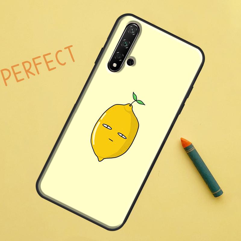 Фрукты Лимон Для Huawei Nova Y91 Y70 Y72 Y73 Y60 Y90 Y61 8i 7i 11i 12i 12s 9 10 SE P20 P30 P40 Lite Чехол