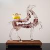 Horses To Success Office Ornaments Opening Gifts Light Luxury High-end Living Room Wine Cabinet Glass Cabinet High-end Feel Horse