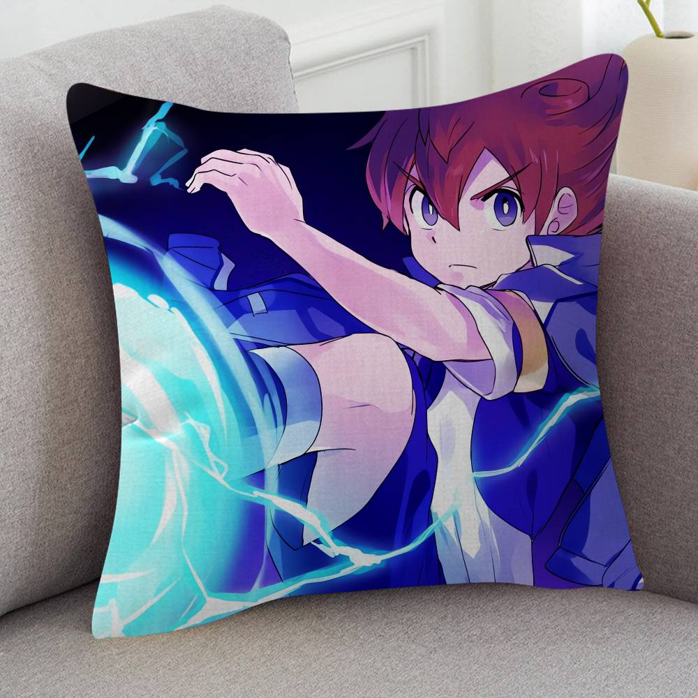 Anime Inazuma Eleven Soft Comfortable Pillow Case Cartoon For Sofa Living Cat Room Home Office Retro Decor Protective Cover