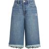 Оригинальные джинсовые шорты-jorts для женщин, повседневные, синие KB5432