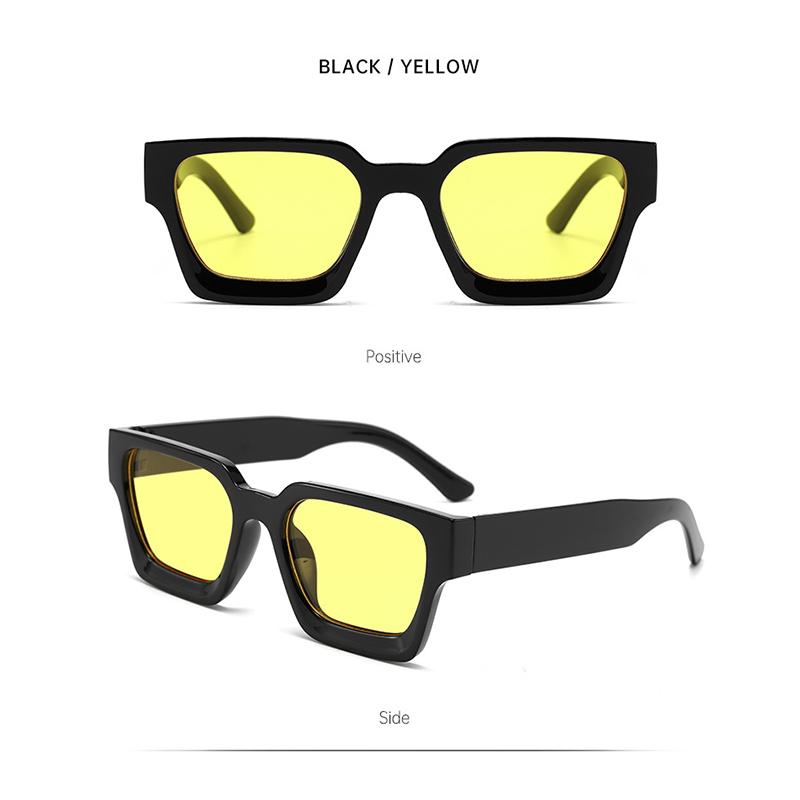 Классические Модные Квадратные Очки для Женщин и Мужчин с Полной Оправой, Защита от Солнца, Очки для Повседневной Жизни, Аксессуары для Очков, Подарок