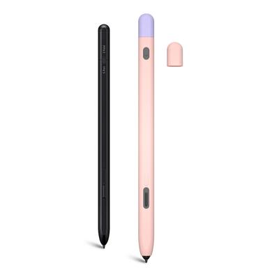 Силиконовый чехол контрастного цвета, устойчивый к царапинам, защитный чехол для ручки, совместимый с Galaxy Tab S-pen Pro