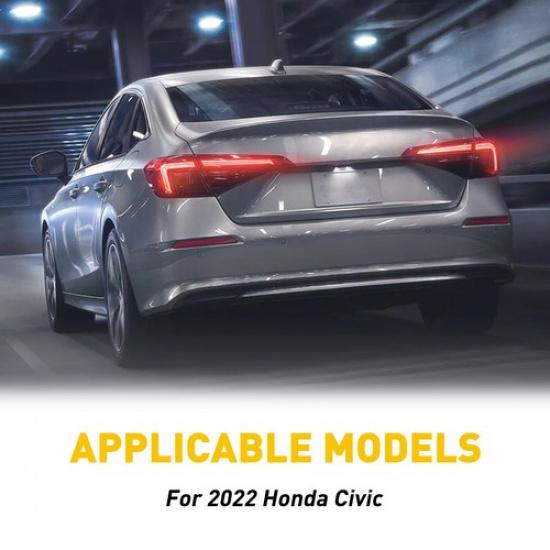 Window Pillar Posts Gloss Black Cover Door Trims For Honda Civic 11Th Sedan