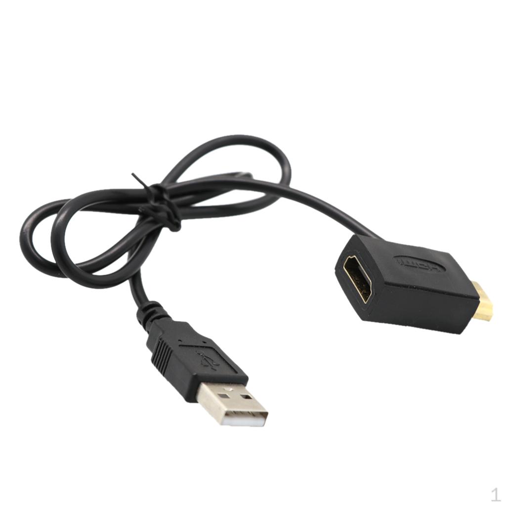 Кабель, Разветвитель-адаптер Штекер Папа-Мама С Разъемом Питания USB 2.0 Провод
