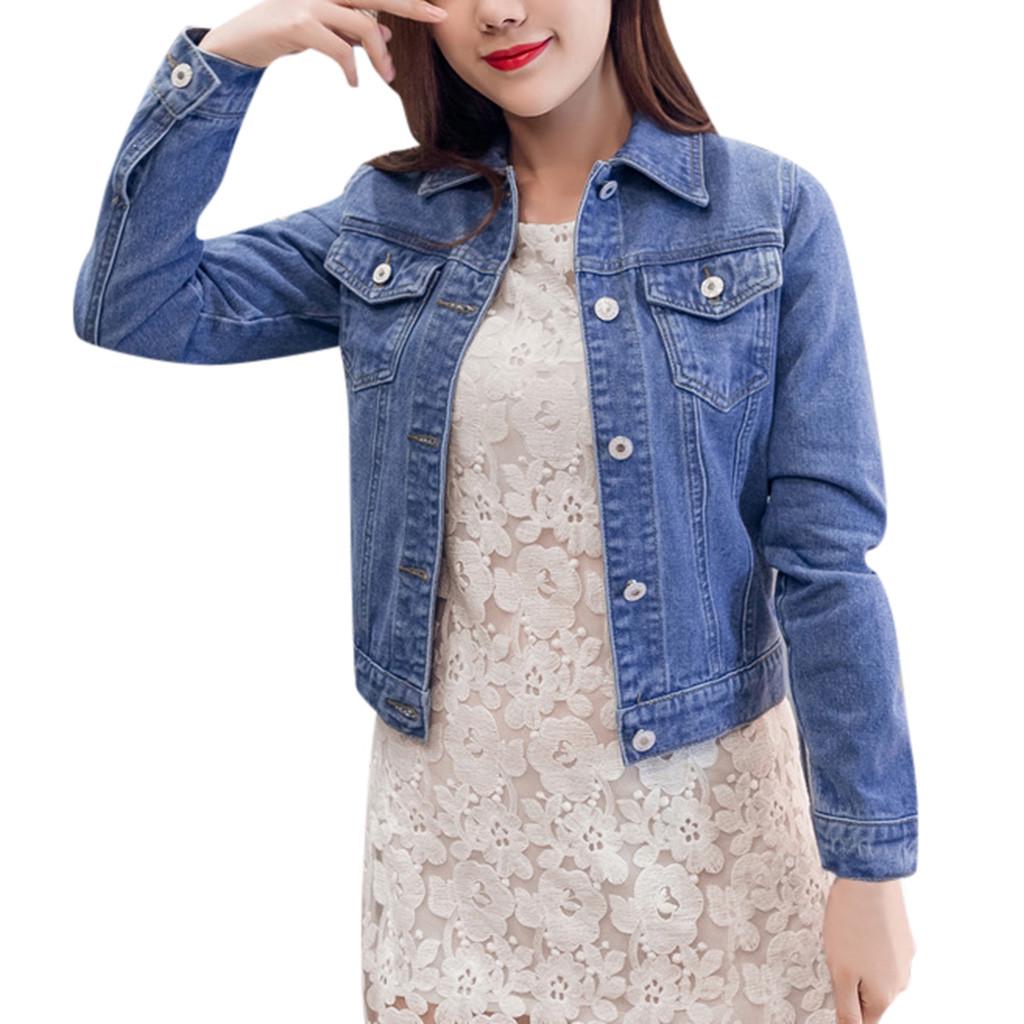 Denim Blazer Jacket Cardigan