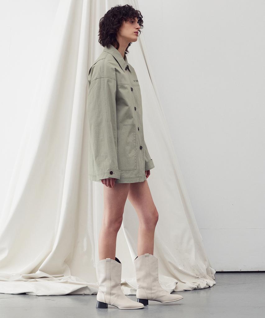 Re Rhee Safari Shirt Jacket Olive