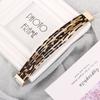 Jewelry Women  Leopard Leather Bangle  Wide Wristband Bracelets & Bangles Magnetic Clasp Bracelet
