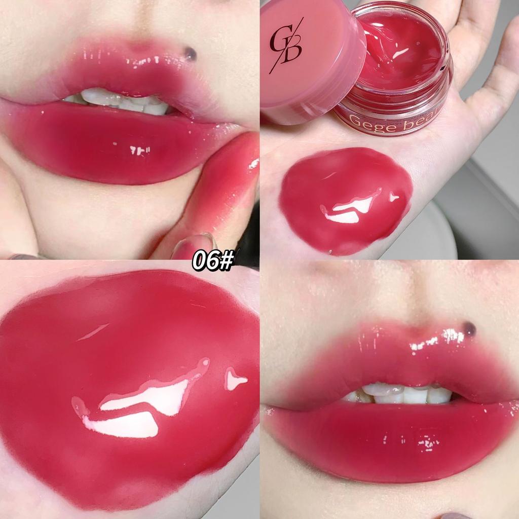 Canned Jam Lip Gloss, Moisturizing, Water-glossy Mirror Surface, Tender Lips, Long-lasting Makeup, Not Easy To Stick To the Cup of Lipstick
