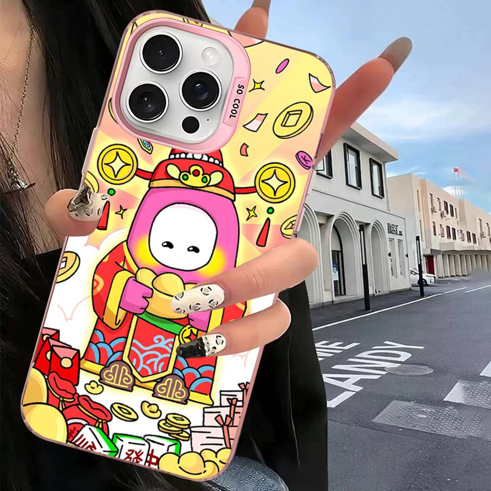 Чехол для телефона F-Fall G-Guys Game для iPhone 17 16 15 14 13 MAX Матовый Ударопрочный Задний Противоударный Матовый Чехол