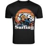 Футболка Surfing Wave Rider - Винтажная футболка с графическим принтом для серфера