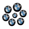 7pcs Front Hood Emblem Car 50th Anniversary Logo 82mm+Rear Badge 74mm+Wheel Hub Cap 68mm Decoration Cover Styling for BMW M QD4
