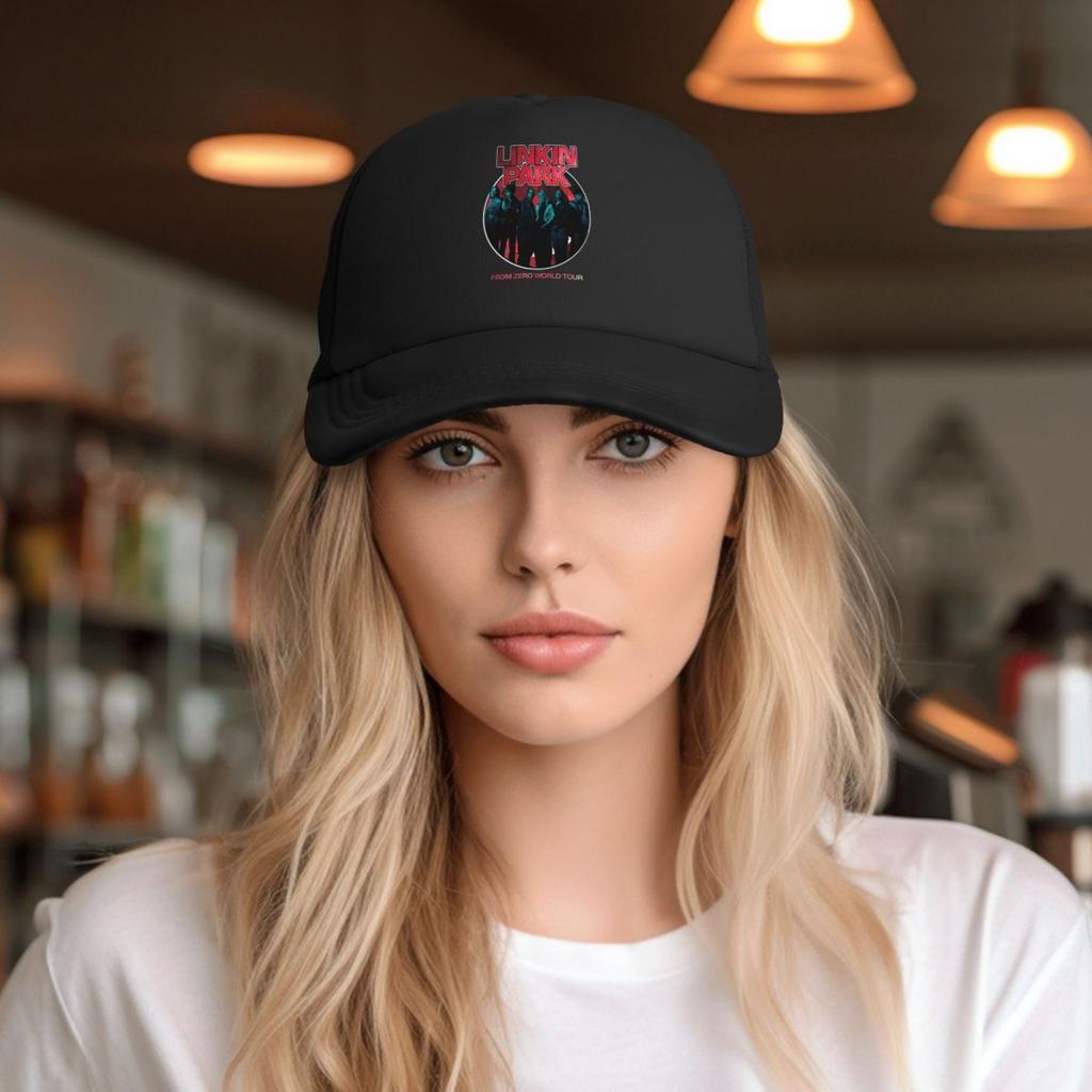 Baseball Caps Linkined Parked From Zero Band Vintage Mesh Hats Sport Casquette Unisex Hats