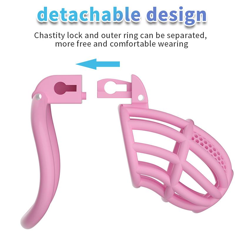 CB Lock Chastity Lock Male Dildo Chastity Device Adult Bondage Penis Lock Honeycomb Shape Catheter Control Sex Toys For Men Gay