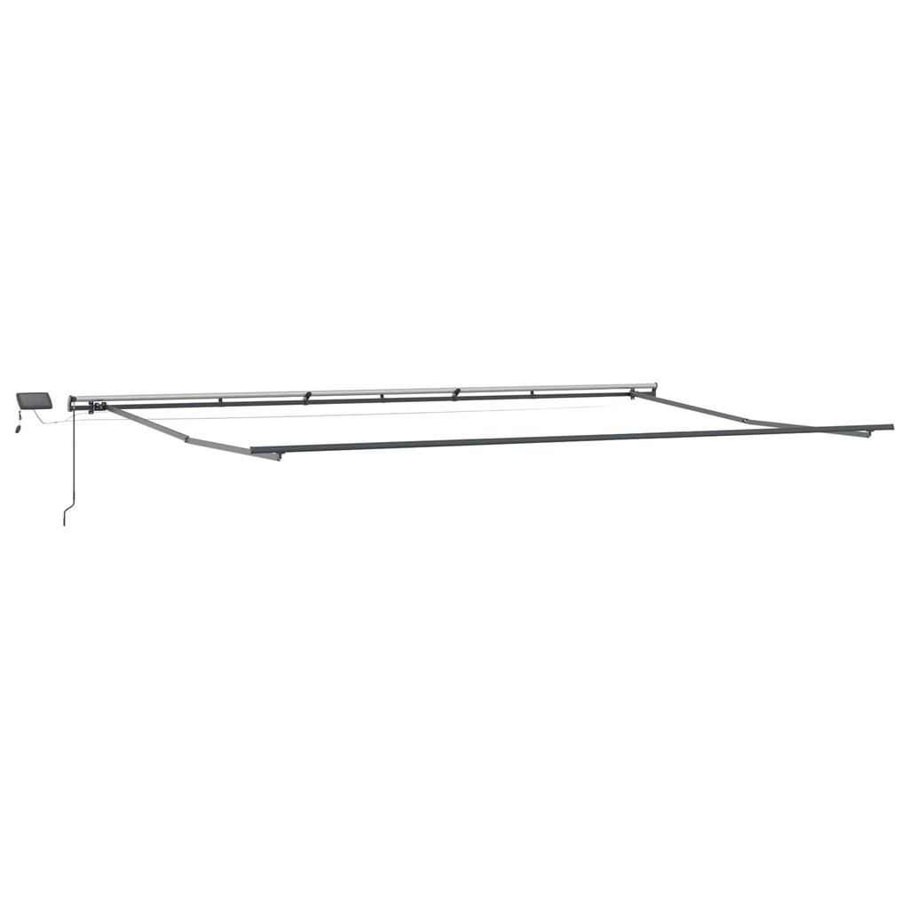 Retractable Awning Yellow and Orange 600 x 300 cm
