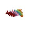 Fish-shaped headphone cable organizer winder black