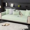 Ice Silk Sofa Cushion Summer Summer Summer Mat Non-Slip Seat Cushions Summer Light Luxury Pure White Sofa Cover Cloth