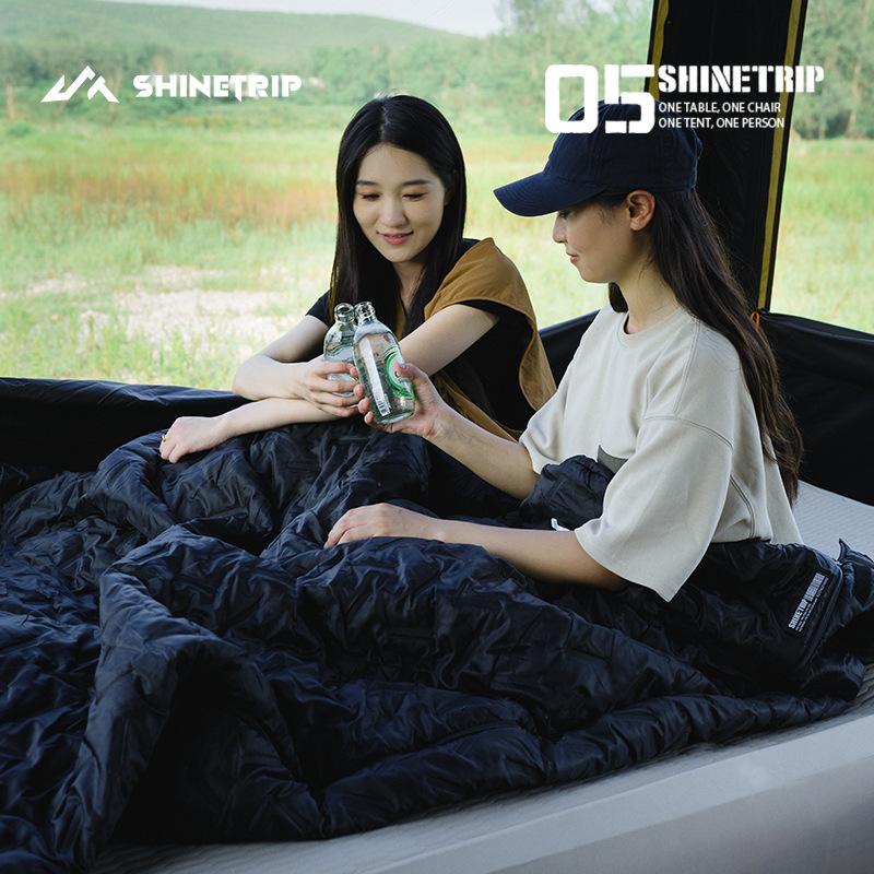 Ultrasonic Tactical Outdoor Camping Warm Constant Temperature Portable Storage Envelope-style All Season 1kg Sleeping Bag