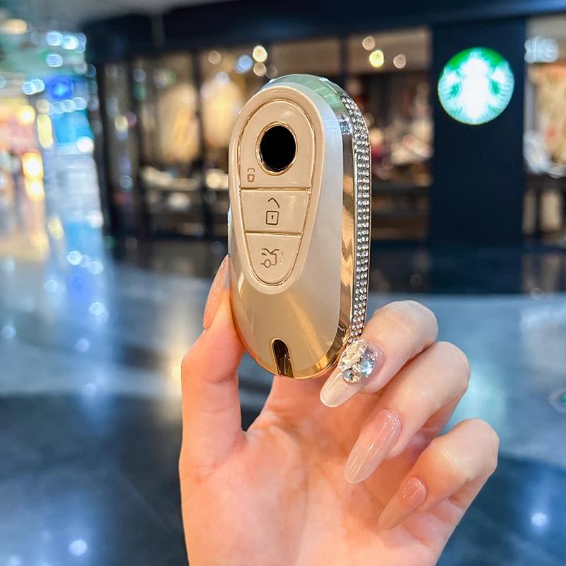 For Mercedes Benz keycase C E A B S Class GLE GLA GLB GLC GLS AMG Car key bag exquisite durable car accessories Car Key Case