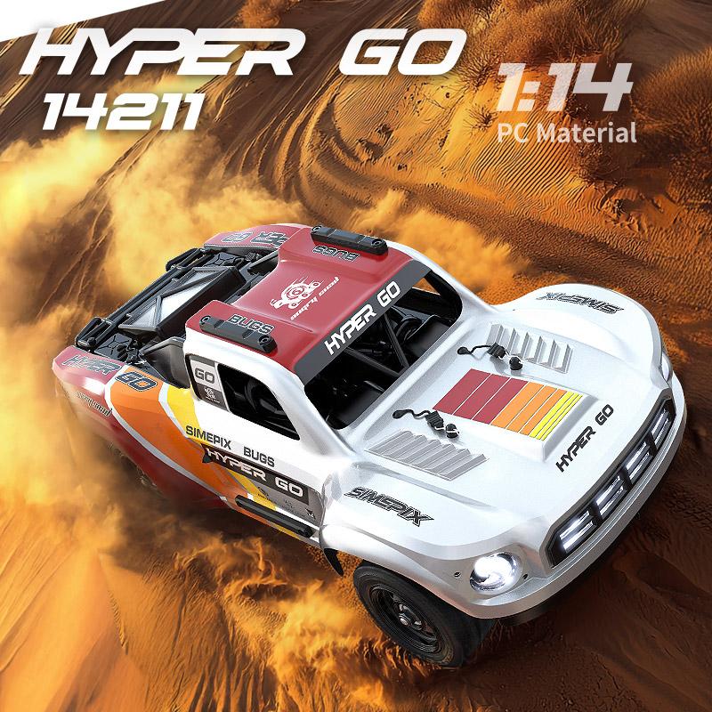 MJX Hyper Go 14211 1/14 4WD Радиоуправляемая машина Бесколлекторная Радиоуправляемая гоночная машина 70 км/ч 2.4G Машины с дистанционным управлением Внедорожные Скоростные Радиоуправляемые машины Грузовик Игрушки