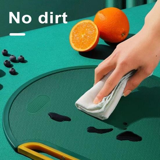 With Grinder Groove Double-sided Standing Food Grade Anti-slip Easy To Clean Vegetables Fruits Meat