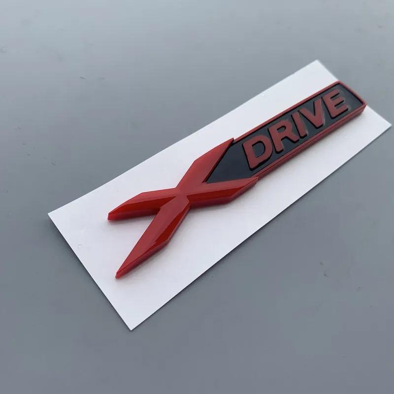 3D Значок на задний багажник автомобиля Эмблема Xdrive Наклейка Шильдик Логотип X drive Для BMW 320d 320i 530d 525d E60 G10 F15 F10 G20 Аксессуары