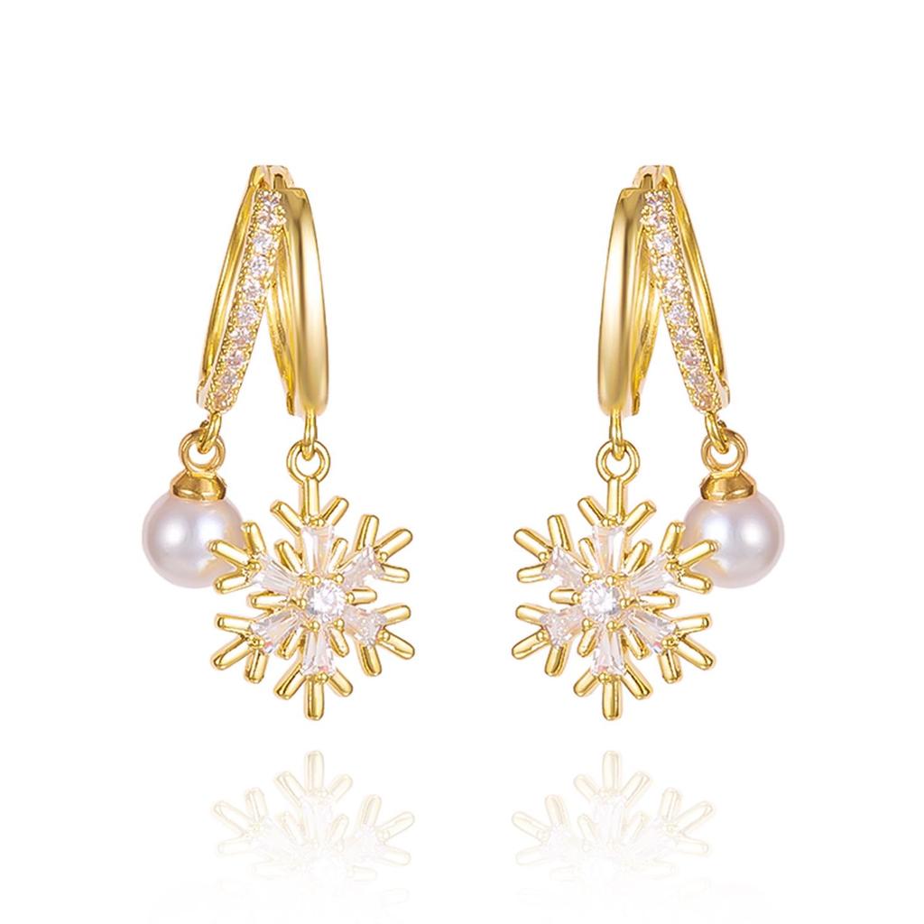 Colorful Rhinestone Christmas Tree Earrings: Unique, Luxurious, and Exaggerated Festive Style