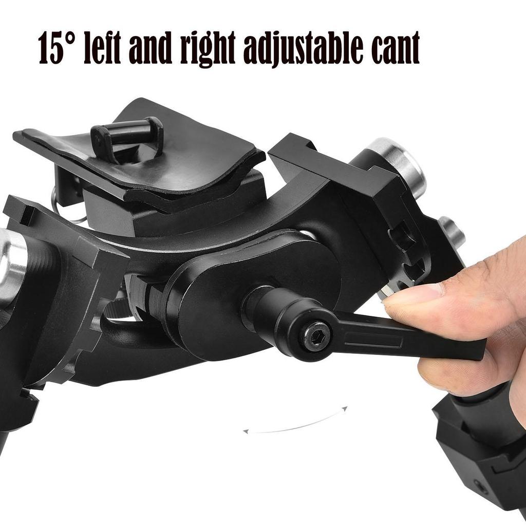 Тактические поворотные сошки из углеродного волокна, регулируемые для охоты и стрельбы на большие расстояния