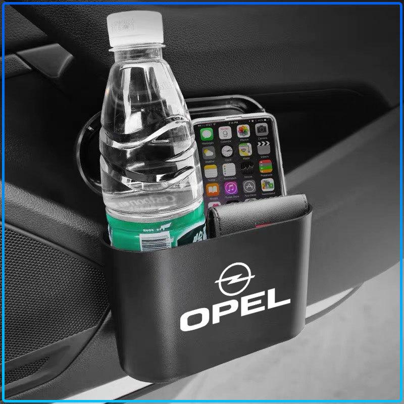 1Pcs Car Trash Can Storage Box Vehicle Garbage Dust Case Emblem For Opel Astra H G J Insignia Mokka Zafira Corsa Vectra B C D