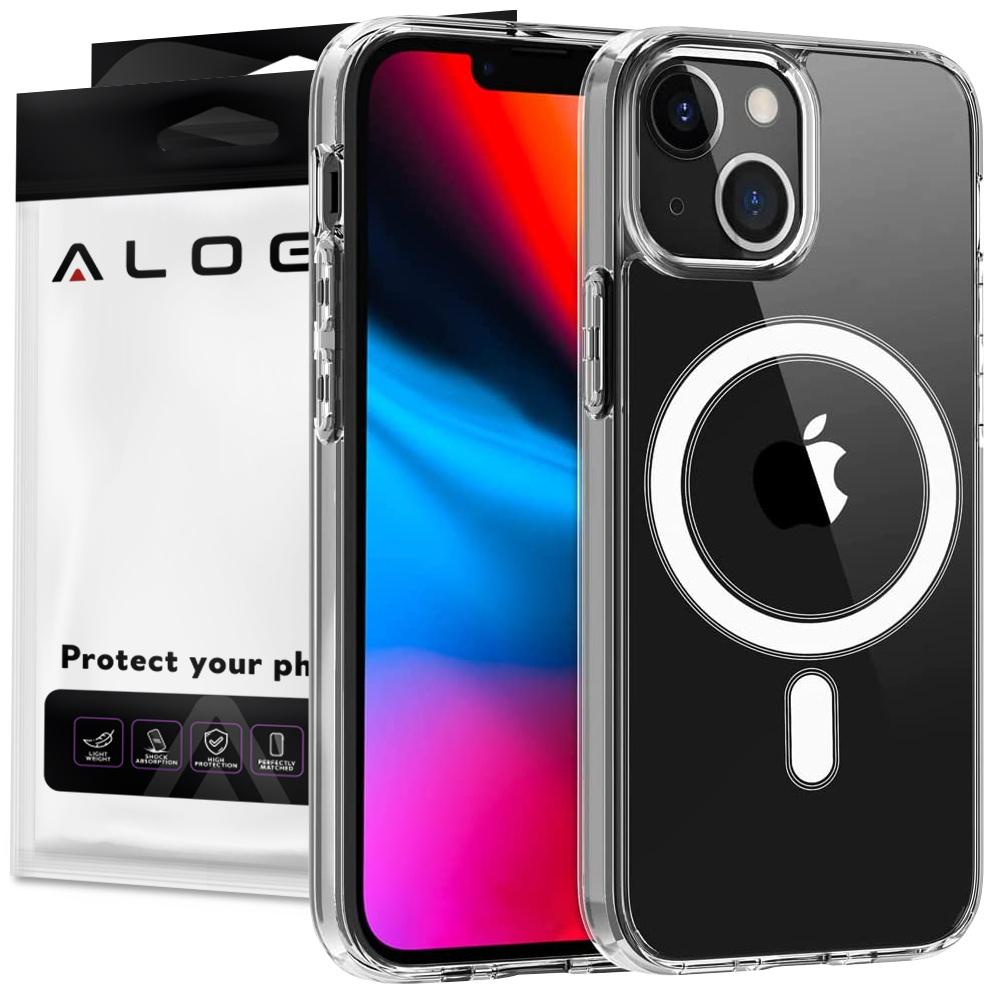 Etui Do Magsafe Ultra Slim Mag Alogy Do Qi Do Apple Iphone 14 Plus Przezroczyste